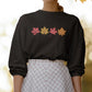 Embroidered Fall Autumn Leaves Sweater, Embroider Maple Leaf Sweatshirt, Halloween Season Falling Dry Leaves Jumper, Autumn Fall Lover Gift