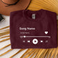 Custom Favorite Song Sweatshirt, Couple Matching Night Functions Party Sweaters, Anniversary Music Lover Gift for Boyfriend, Unisex Jumpers