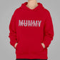 Personalised Mummy Hoodie, Custom Printed Kids Name On Chest Sweatshirt, Comfortable Mom Pullover Sweater, Special Mothers Day Gift For Mum