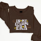 Embroidered Bookish Sweatshirt, In My Reading Era Crewneck Sweater, Comfort Colors Book Lover Clothing, Unisex Comfy Pullover XS-4XL Sweater