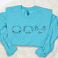 Dog Mom Custom Sweatshirt, Personalised Pet Names Printed Jumper, Dog Mama Dad Crewneck Sweater, Comfort Color Sizes XS-4XL Unisex Outfits