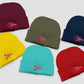 Embroidered Lobster Beanies, Comfort Colors Winter Hats, Minimalist Double Layer Unisex Beanie, Lobster Embroidery Caps, Animal Lover Gifts