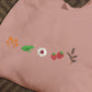 Mushroom Plant Embroidered Crewneck Sweatshirt, Magic Mushroom Frog Botanical Plant Flower Sweatshirt, Cottagecore Jumper, Nature Lover Gift