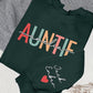 Custom Aunt Name Sweatshirt, Personalised Kid Name On Sleeve Sweater, Beautiful Printed Heart Family Jumper, Cool Aunt Outfit, Gift For Aunt