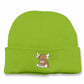 Embroidered Cute Scottish Cow Beanie, Comfort Colors Highland Cow Beanie Caps, Winter Hats, Double Layered Beanies, Cute Animal Lover Gifts
