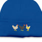 Embroidered Chickens Beanies, Comfort Colors Chicken Embroidery Hat, Comfy Winter Hats, Cotton Canvas Beanies, Chicken Hat, Bird Lover Gifts