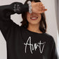 Aunt Sweatshirt, Personalised Names On Sleeve Crewneck Sweater, Beautiful Printed Heart Aunt Jumpers, Matching Outfit, Aunti Birthday Gifts