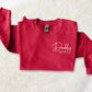 Personalised Hoodies for Mom Dad, Custom Mama Sweatshirt, Kids Name Printed On Sleeve Heart Hooded Jumper, Unisex Comfy XS-4XL Sizes Outfits