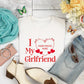 Girlfriend Love Photo Shirt, I Love My Girlfriend Custom Photo Tshirt, Boyfriend Matching Birthday College University Top, Gift for Couples
