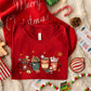Christmas T Shirts, Christmas Coffee Gift Shirts, Cute Gingerbread XMAS Clothing, Festive XMAS Cool Cotton T Shirts, Merry Christmas Eve Top