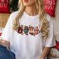 Christmas T Shirts, Christmas Coffee Gift Shirts, Cute Gingerbread XMAS Clothing, Festive XMAS Cool Cotton T Shirts, Merry Christmas Eve Top
