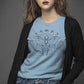 Aesthetic Celestial Moth Art T Shirt, Moon Phases Comfort Color Graphic Shirt, Butterfly Wildflower Art Printed Unisex Tee, Nature Lover Top