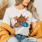 Retro Autumn Season Pumpkin T Shirt, Vintage Fall Comfort Colors Shirt, Leopard Print Thankful Graphic Tee, Halloween Gifts