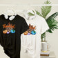 Retro Autumn Season Pumpkin T Shirt, Vintage Fall Comfort Colors Shirt, Leopard Print Thankful Graphic Tee, Halloween Gifts