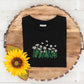 Embroidered Floral Butterfly Sweatshirt, Daisy Flowers Minimalist Crewneck Jumper, Daisies and Butterfly Unisex Sweaters, Flower Lover Gifts