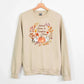 Fall Sweater, Autumn Leaves & Pumpkin Sweatshirt, Halloween Season Autumn Crewneck Jumper, Thanksgiving Matching Outfit, Comfort Color Shirt