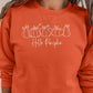 Halloween Pumpkins Sweatshirt, Hello Pumpkin Halloween Matching Fall Sweater, Comfort Color Unisex Adult Outfit, Printed Tops