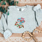 Embroidered Cute Owl Sweatshirt, Jungle Owl With Glasses Crewneck Sweater, Cute Woodland Baby Bird Flowers Embroidery Jumper, Birthday Gift