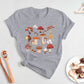 Magic Mushrooms Aesthetic Shirt, Botanical Fungi Plants Printed Unisex T Shirt, Nature Lover Mushrooms Graphic Top, Shroom Cottagecore Shirt