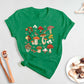 Magic Mushrooms Aesthetic Shirt, Botanical Fungi Plants Printed Unisex T Shirt, Nature Lover Mushrooms Graphic Top, Shroom Cottagecore Shirt