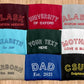 Custom Embroidered College Sweatshirt, Personalised High School Crew Neck Sweater, College Graduation Gift Varsity Letter Matching Jumpers