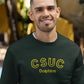 Custom Embroidered College Sweatshirt, Personalised High School Crew Neck Sweater, College Graduation Gift Varsity Letter Matching Jumpers