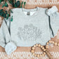 Embroidered Wildflowers Sweatshirt, Cottagecore Floral Crewneck Sweater, Aesthetic Birth Flowers Jumper, Special Birthday Gift For Wife Nana