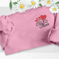 Mom Sweatshirts, Embroidered Bow And Heart Crewneck Sweater, Mama Minimalist Comfort Colors Jumpers, Grandmother Outfits, Mothers Day Gifts