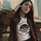 Celestial Moth Aesthetic Nature Tshirt, Wildflowers Moth Insect Art Graphic Shirt, Comfort Colors Magical Sagebrush Moth Printed Unisex Top