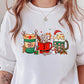 Christmas Sweater, Christmas Coffee Sweatshirt, Xmas Party Drinks Printed Sweatshirt, Aesthetic Minimalist Jumper, Coffee Lover Xmas Gifts