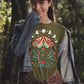 Celestial Moth Butterfly Shirt, Aesthetic Floral Art Nature Graphic T Shirt, Comfort Color Cottagecore Unisex Tee, Moon Phases Astrology Top
