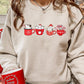 Christmas Cat Sweatshirt, Xmas Matching Crewneck Sweater, Christmas Cute Kitten & Coffee Mugs Jumper, Christmas Cat Mom Top