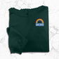 National Heroes Rainbow Embroidered Hoodie, Custom Monogrammed Embroidered Hoody, HealthCare Workers Unisex Pullover, Gift for Nurses Doctor
