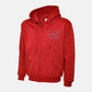 Custom Embroidered Nurse Zip UP Hoodie, Personalised Your Text Here Monogrammed Hoody, Medical Student Health Worker Uniform, Gift for Nurse