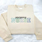 Nurse Sweatshirts, Personalized Embroidered Designs Crewneck Sweater, Custom Healthcare Student Matching Outfits, Special Gift For Doctors