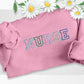 Nurse Sweatshirts, Personalized Embroidered Designs Crewneck Sweater, Custom Healthcare Student Matching Outfits, Special Gift For Doctors