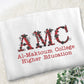 Personalised College Sweatshirts, College Floral Embroidery Jumper, Custom Name with Initials University Sweaters, Special Graduation Gifts