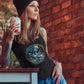 Magical Mushroom Graphic Women Tank Top, Mushroom Mystical Art Sleeveless Summer Tops, Boho Forest Nature Print Ladies Gym Racerback Tank
