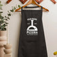 Personalised Pizza Apron, Pizza Baking BBQ Apron, Custom Name Printed Unisex Gift Apron, Oven Cooking Chef with Pockets Kitchen Baking Apron