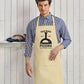 Personalised Pizza Apron, Pizza Baking BBQ Apron, Custom Name Printed Unisex Gift Apron, Oven Cooking Chef with Pockets Kitchen Baking Apron