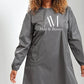 Custom Hairdresser Salon Gown, Personalised Logo Printed Long Sleeve Waterproof Gown, Beauticians Spa Makeup Artists Cover Up Customer Cape