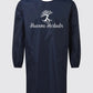 Custom Hairdresser Salon Gown, Personalised Logo Printed Long Sleeve Waterproof Gown, Beauticians Spa Makeup Artists Cover Up Customer Cape