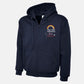 Custom Medical Monogram Embroidered Zip Up Hoodie, Custom Name Rainbow Logo National Healthcare Staff Unisex Hoodie, Gift for Doctors Nurses