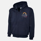 Custom Medical Monogram Embroidered Zip Up Hoodie, Custom Name Rainbow Logo National Healthcare Staff Unisex Hoodie, Gift for Doctors Nurses