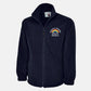 Custom Medical Logo Embroidered Fleece Jacket, Personalised Name Rainbow Monogram Nurse Fleece Jacket, National Healthcare Workers Uniforms