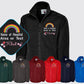 Rainbow Embroidered Mens Fleece Jacket, National Healthcare Worker Staff Uniform, Customised Nurse Fleece, Thank You Doctors Gift for Nurses