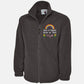 Rainbow Embroidered Mens Fleece Jacket, National Healthcare Worker Staff Uniform, Customised Nurse Fleece, Thank You Doctors Gift for Nurses