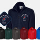 Custom Veterinary Doctors Nurse Fleece Jacket, Embroidered Name Hospital Medical Monogram Full Zip Jacket, Healthcare Worker Doctors Gifts