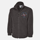 Custom Veterinary Doctors Nurse Fleece Jacket, Embroidered Name Hospital Medical Monogram Full Zip Jacket, Healthcare Worker Doctors Gifts