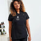 Personalized Beauty Tunic, Custom Logo/Text Spa Ladies Printed Tunics, Hairdresser Makeup Artists Barber Tunics for Women, Beauticians Tunic